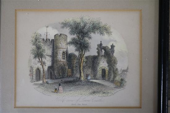 A box of assorted Lewes prints